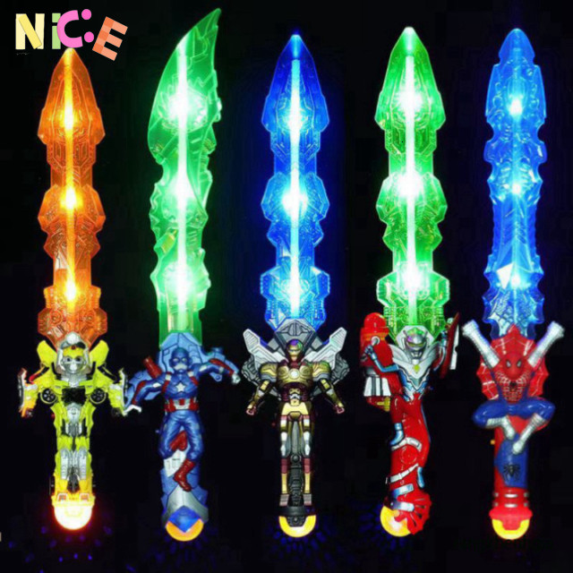 Kiếm siêu nhân phát nhạc và ánh sáng 7 màu, nhiều kiểu dáng phong phú để chọn