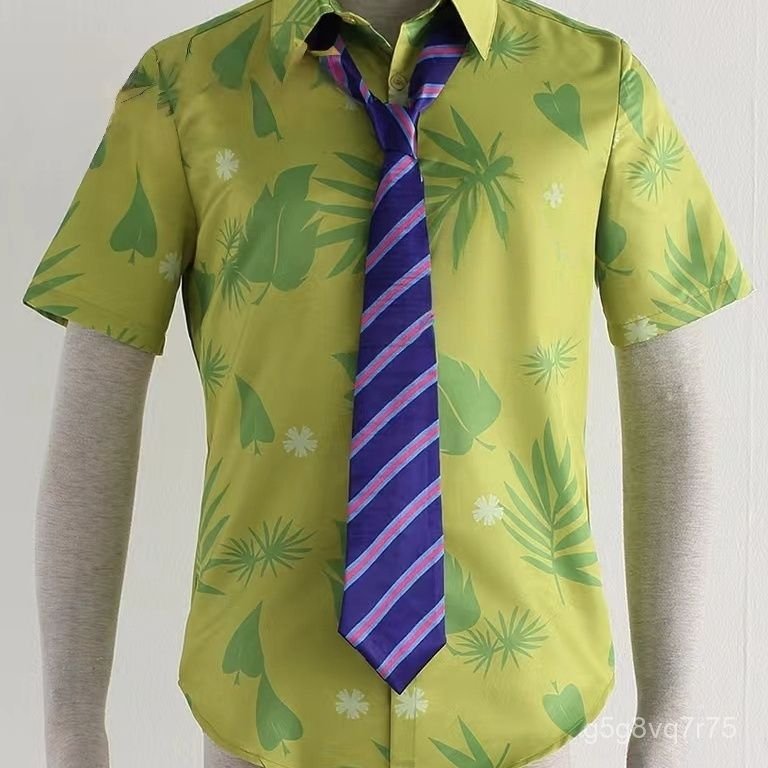 Halloween Disney Zootopia Nick Fox Người lớn Trẻ em cos Áo sơ mi Nick Fox cos Quần Áo