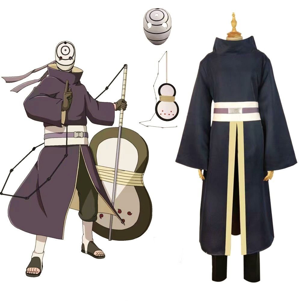 Naruto Uchiha Obito. cos Nam Akatsuki A飞 cosplay Mặt nạ fan Orochimaru Uchiha