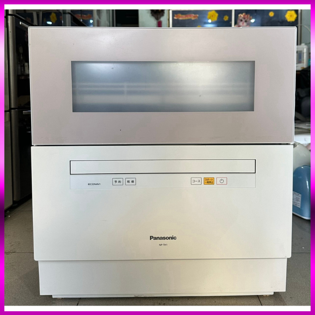 IB SHOP MÁY RỬA CHÉN PANASONIC NP-TH1 màu be trắng like new 95% date 2017 .. Giao nhanh.