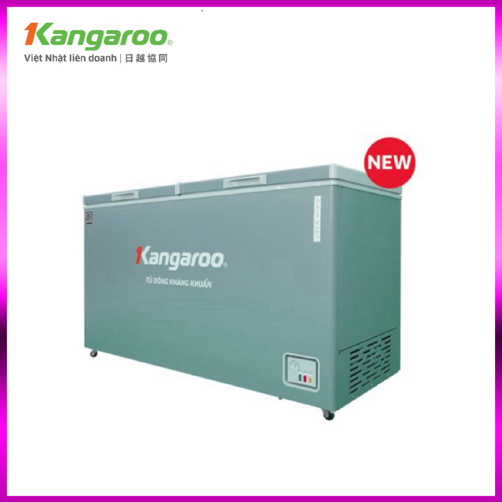 IB SHOP Tủ đông kháng khuẩn Kangaroo 415 lít KG415G2D - 2 ngăn 2 cánh .. Giao nhanh.