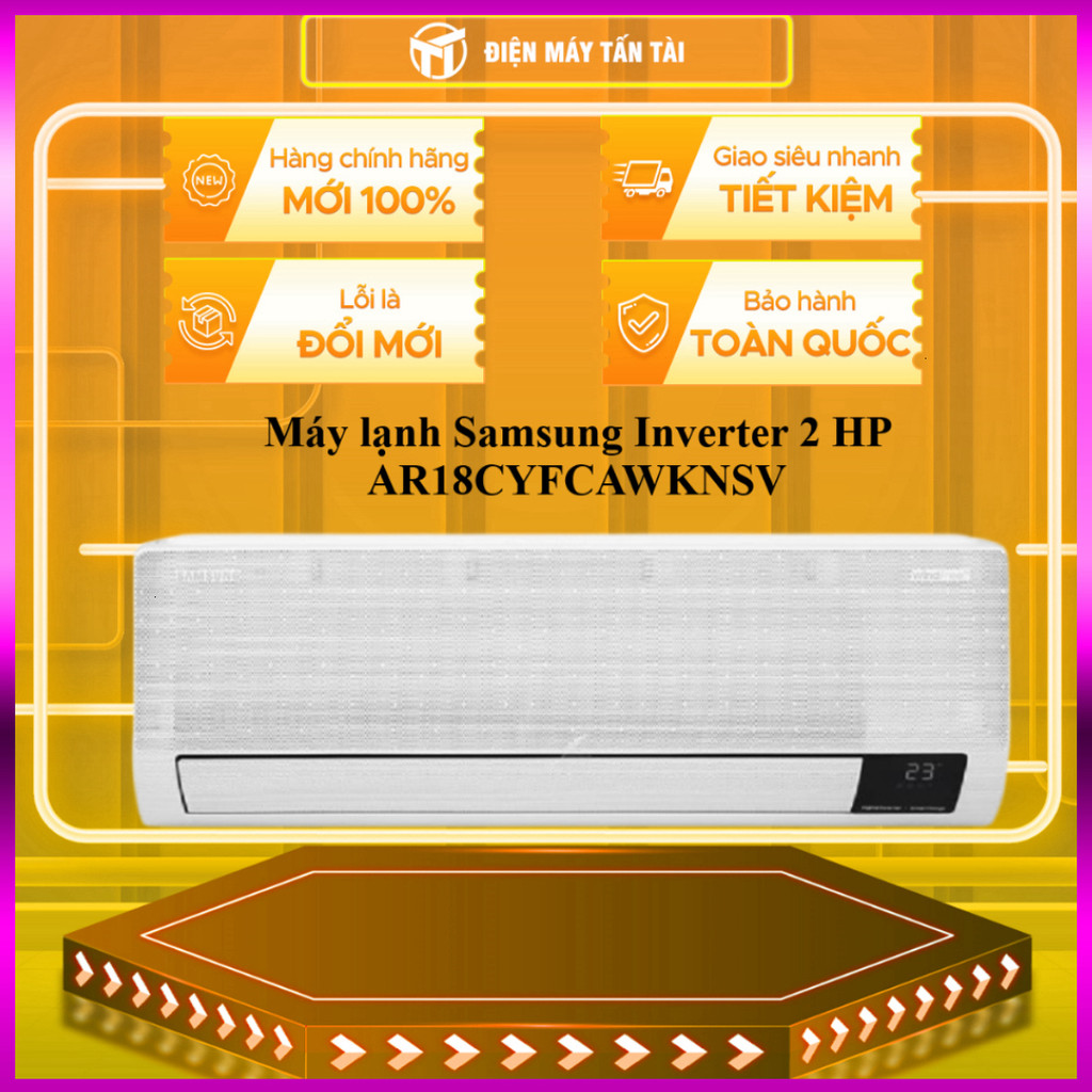 IB SHOP AR18CYFCAWKNSV - Máy lạnh Samsung Inverter 2 HP AR18CYFCAWKNSV - GIAO TOÀN QUỐC .. Giao nhan