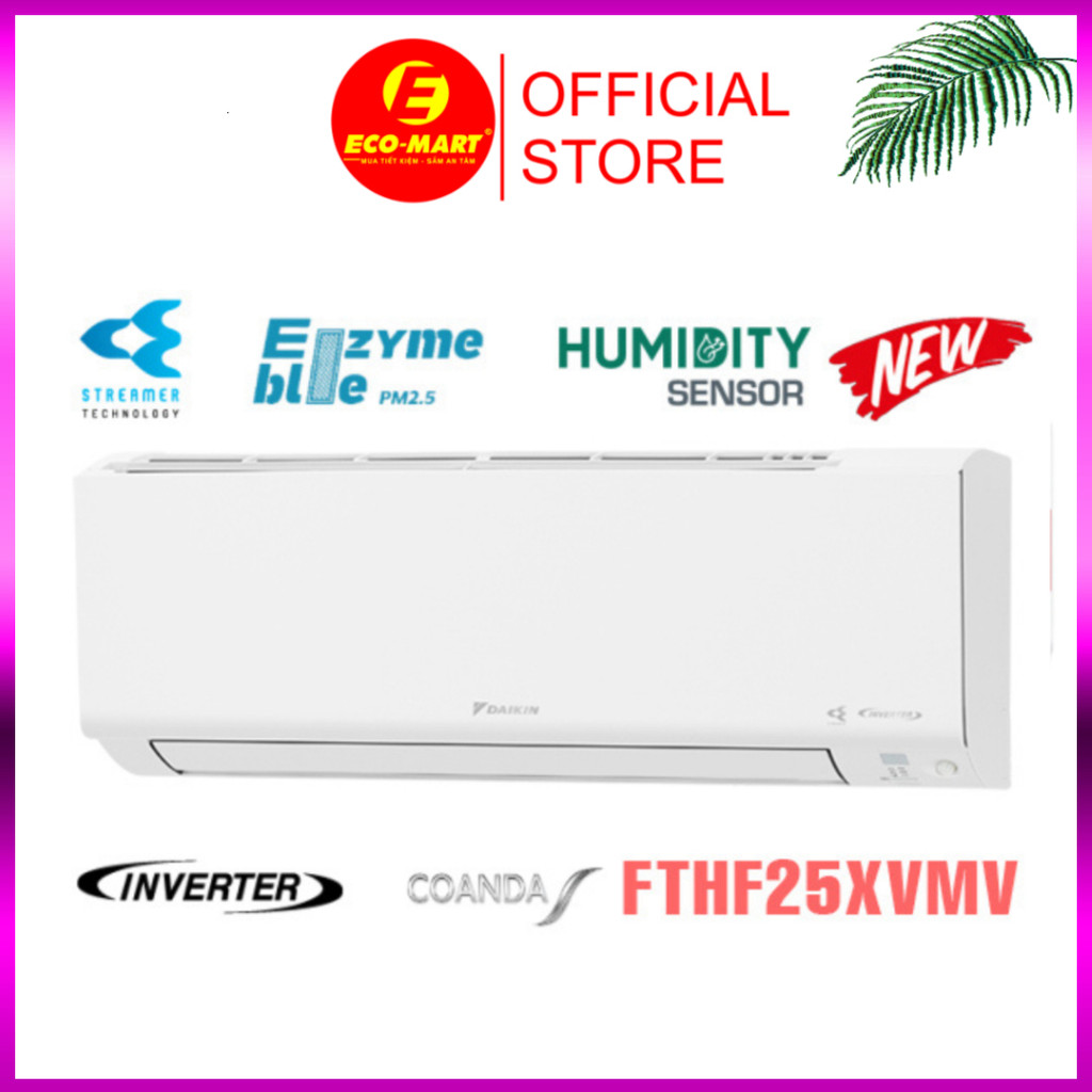 IB SHOP Điều hòa Daikin 2 chiều Inverter R32 FTHF25XVMV/RHF25XVMV 9000BTU .. Giao nhanh.
