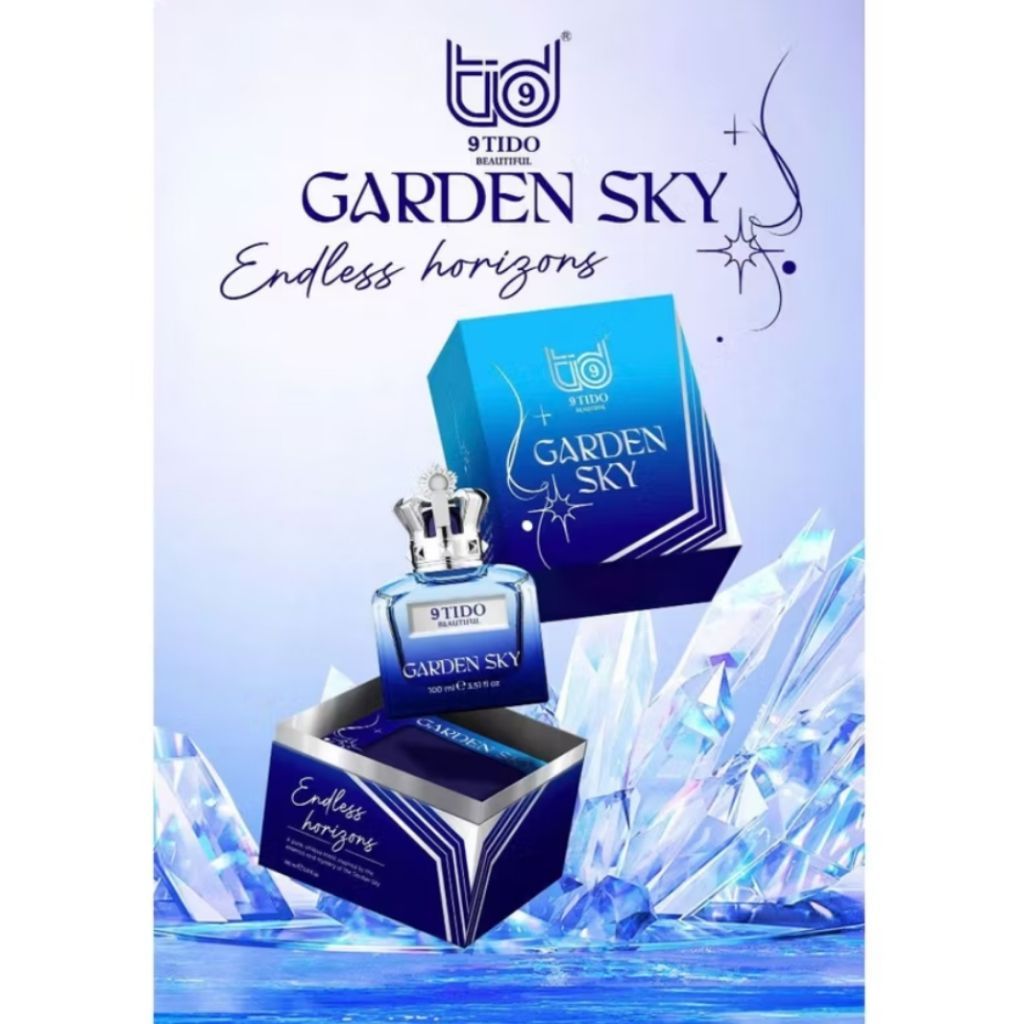 Nước hoa xanh 9tido 100ml - Garden Sky (Mỹ phẩm chính hãng 9tido)