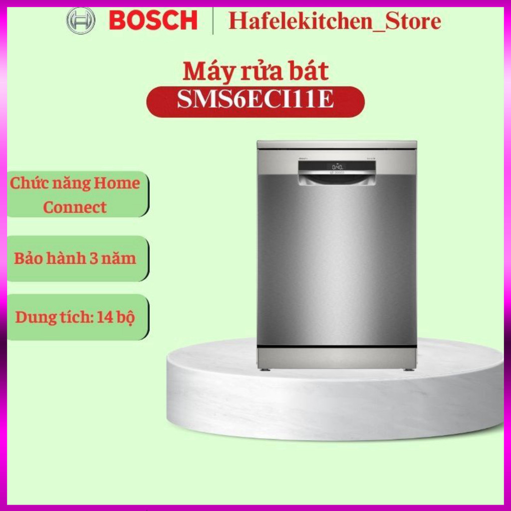 IB SHOP Máy Rửa Bát BOSCH SMS6ECI11E SERIE 6 - Độc Lập Tiết Kiệm Điện Nước .. Giao nhanh.