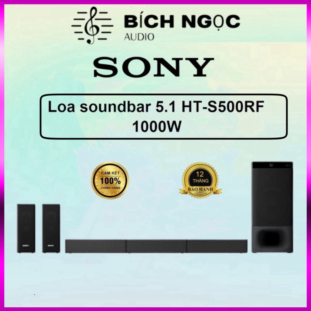 IB SHOP [FREE SHIP TOÀN QUỐC ] SONY S500RF - Dàn âm thanh Soundbar Sony 5.1 HT-S500RF .. Giao nhanh.