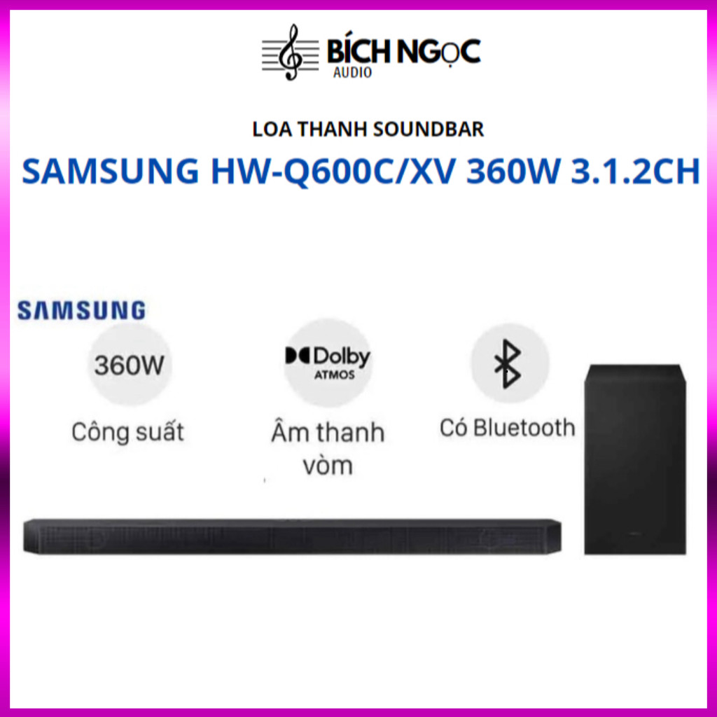 IB SHOP Loa Thanh Samsung Q600F Công Suất 380uw 3.1.2-  HÀNG CHÍNH HÃNG .. Giao nhanh.