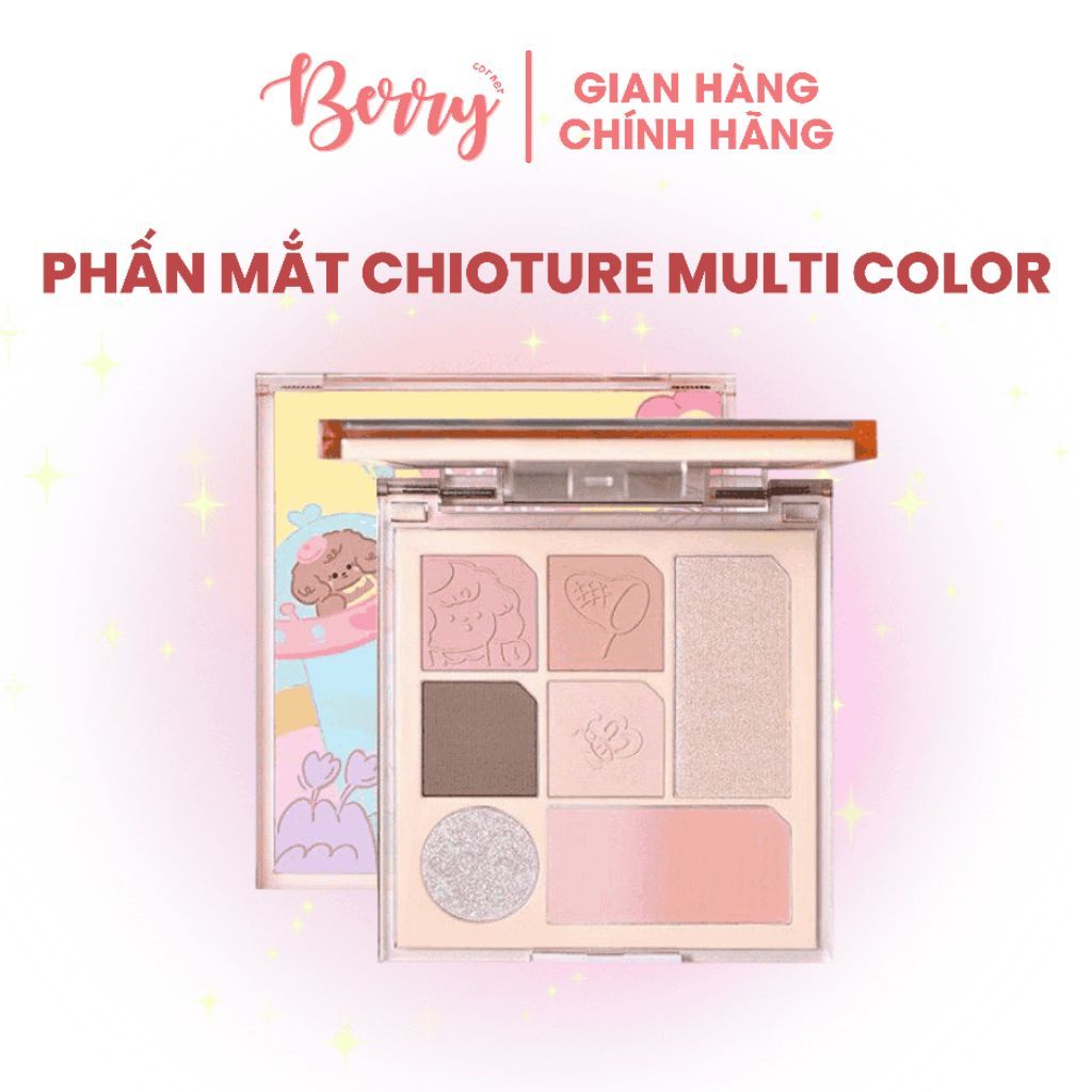 CHIOTURE - Bảng phấn mắt Chioture Multi-Color Eyeshadow Palette