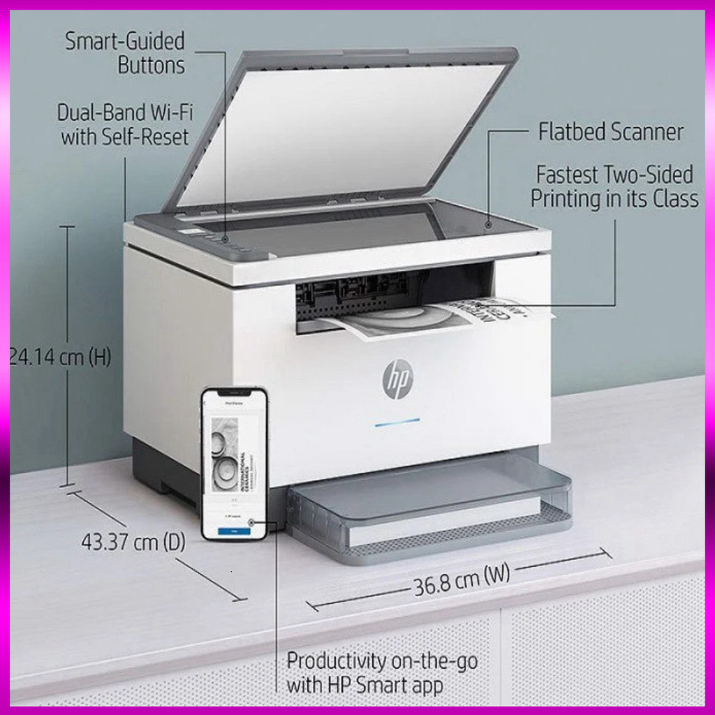 IB shop  Máy in đa chức năng HP M236dw (In 2 mặt / scan/ copy) (9YF95A) in wifi - in trực tiếp từ đi