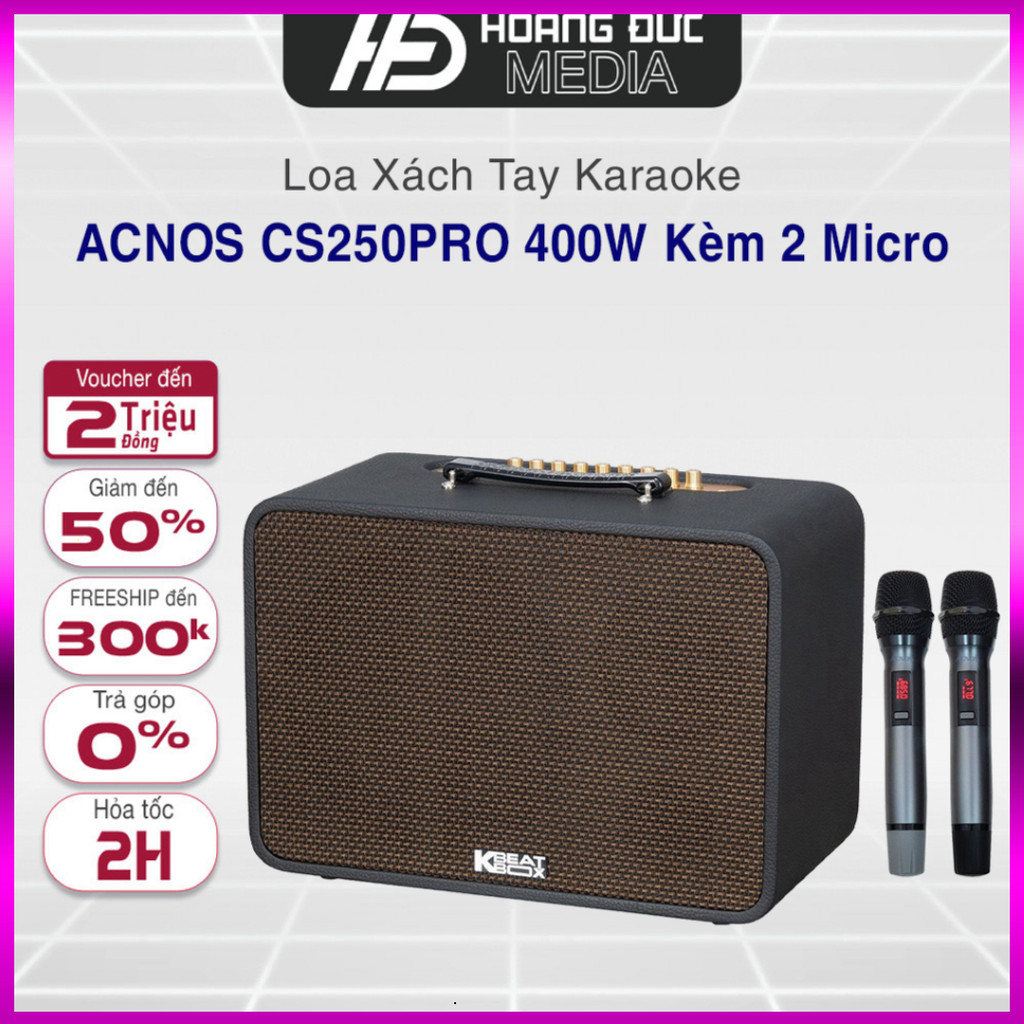 IB shop  Loa Karaoke Xách Tay CS552 Plus 1200W Và CS250PRO 400W Kèm 2 Mic Hàng Chính Hãng - Bảo Hành