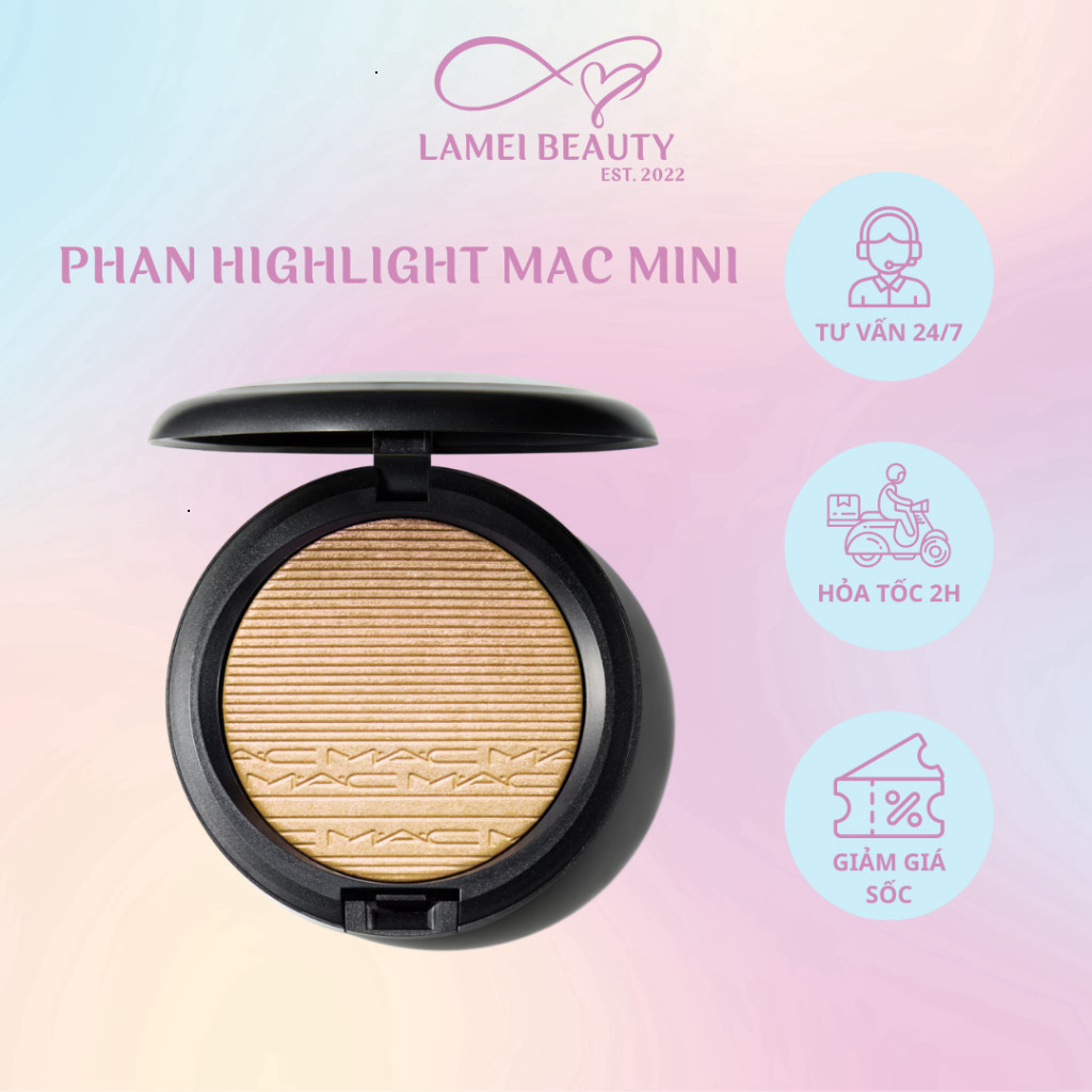 Phấn bắt sáng MAC Extra Dimension Skinfinish màu Double-Gleam, Highlight Mac Mini Size Chính Hãng - 
