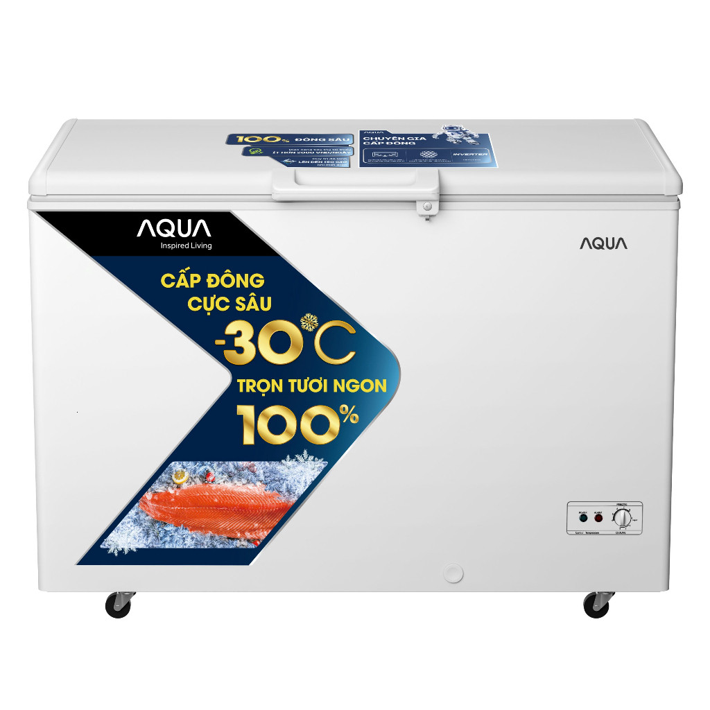 [HỖ TRỢ LẮP ĐẶT] Tủ đông 379L Aqua Inverter AQF-C4801EN - Bảo Hành Chính Hãng