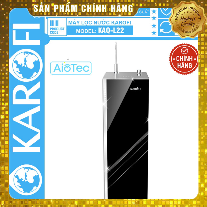 IB shop  Máy lọc nước Karofi KAQ-L22, 12 Lõi Lọc, Mẫu mới 2025, BẢO HÀNH CHÍNH HÃNG 36 THÁNG TẠI NHÀ