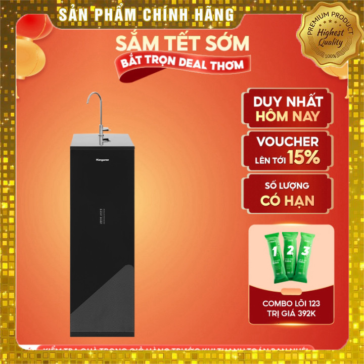 IB shop  [MIỄN PHÍ LẮP ĐẶT] Máy lọc nước Kangaroo10 lõi KG116I .