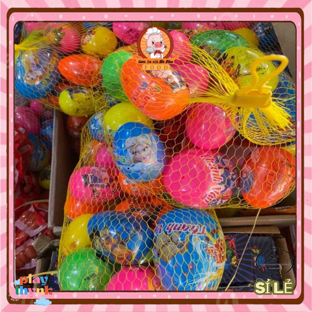 "Set 20 trứng khủng long màu sắc, đồ chơi cỡ vừa chỉ với 5k"