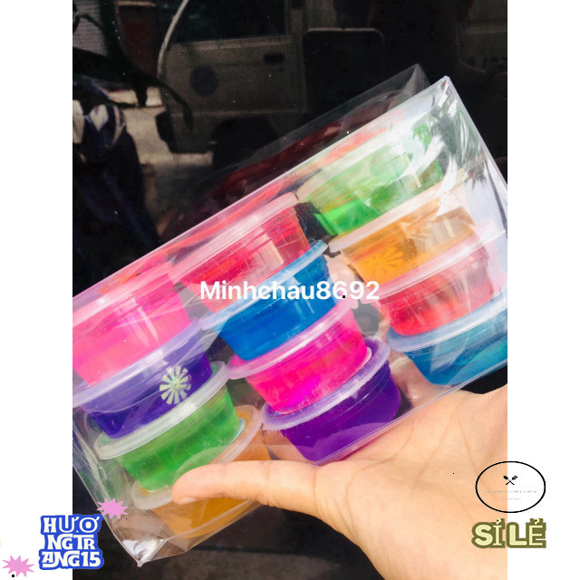 Sản phẩm slime Bộ 12 hộp đầy màu sắc với hoa hạt sáng tạo

Hoặc:

Mỗi Bộ 12 hộp slime đầy màu sắc, h