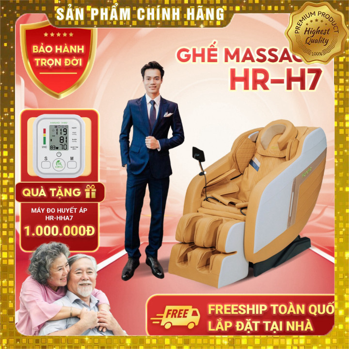 IB shop  Ghế massage toàn thân HR Haruko H7 ghế mát xa điều khiển giọng nói phù hợp với người lớn tu