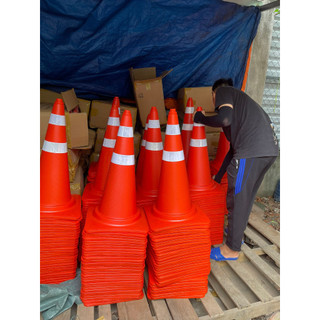 ✅ SIÊU TỐC 24H – SÀI GÒN |Cọc Tiêu Giao Thông Nhựa Dẻo 70CM – Phản Quang Cao Cấp – Bảo Hành Trọn Đời