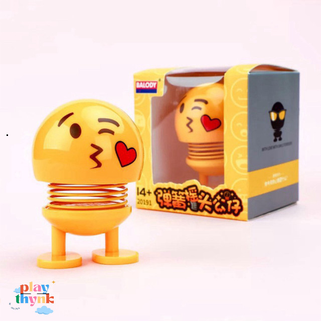 Bộ 6 Thú Nhún Emoji lớn bằng lò xo - Biểu Tượng Cảm Xúc D(M(19)