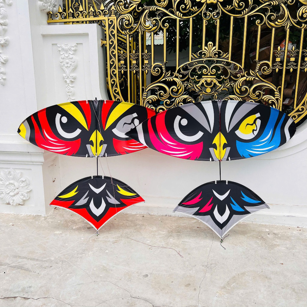 Diều Sáo Lắp Nghép Pull Cacbon Diều 1m7 Diều 1m5 Diều 2m Diều 2m5 Hình Cờ Đỏ  2025