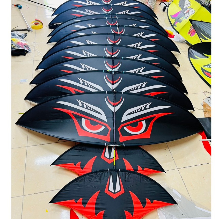 Diều Sáo 1m50 Đến 2m50 Diều Cacbon Hình Mắt Cú Đen Có Sẵn Dây Lèo Giá Rẻ  2025