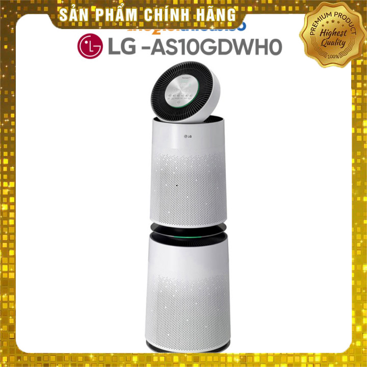 IB SHOP Máy lọc không khí LG PuriCare 2 tầng  AS10GDWH0/AS10GDBY0  Bảo hành chính hãng 12 tháng . Gi