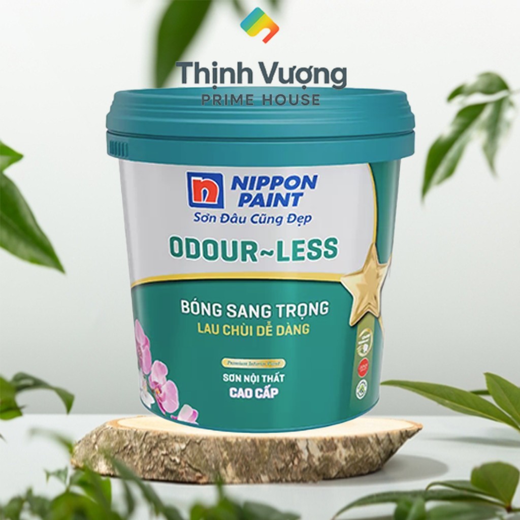 Sơn nội thất Nippon Odour-Less Bóng Sang Trọng