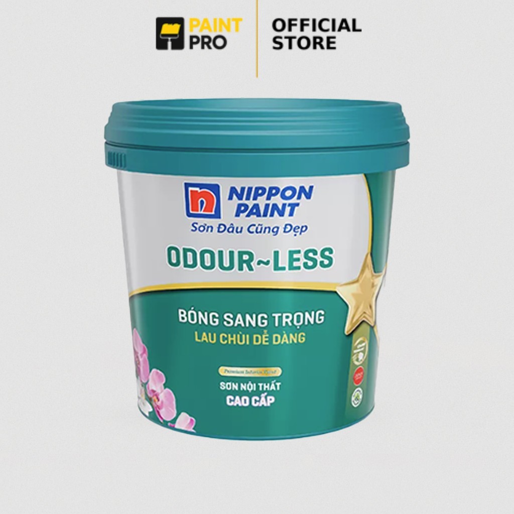 Sơn nội thất Nippon Odour-Less Bóng Sang Trọng