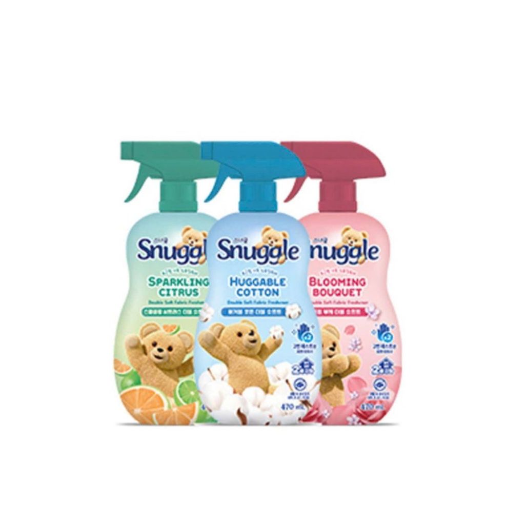 (Chai 470ml) Xịt thơm quần áo Snuggle Hàn Quốc 6 mùi thơm dịu và an toàn cho cả gia đình