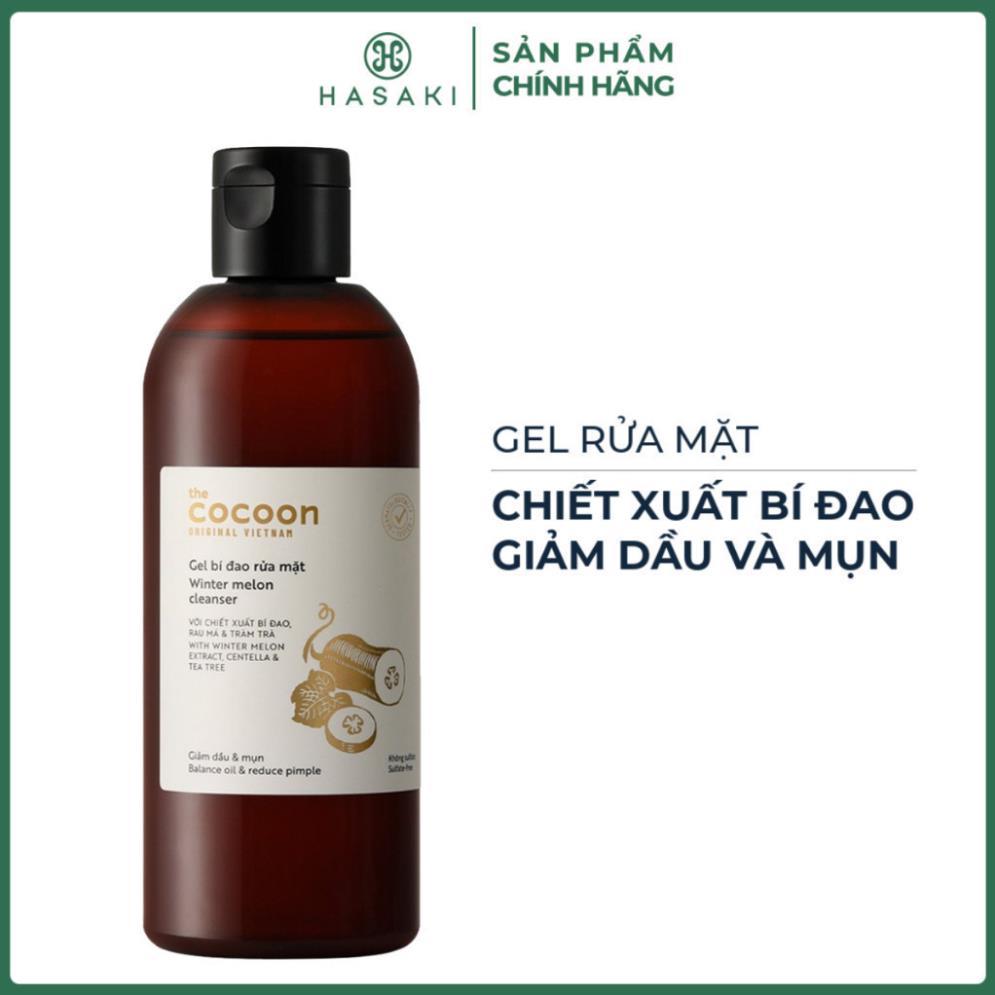 [DAILY] Gel Rửa Mặt Bí Đao Cocoon Làm Giảm Dầu & Mụn Hasaki Sản Phẩm Chính Hãng
