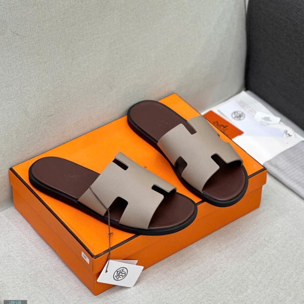 Dép HM IZMIR Quai màu Socola đế Nâu