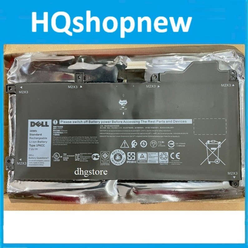 ⚡️ Pin laptop Dell Latitude 7200 7210 2-IN-1, KWWW4 D9J00 9NTKM 1FKCC 38Wh - New