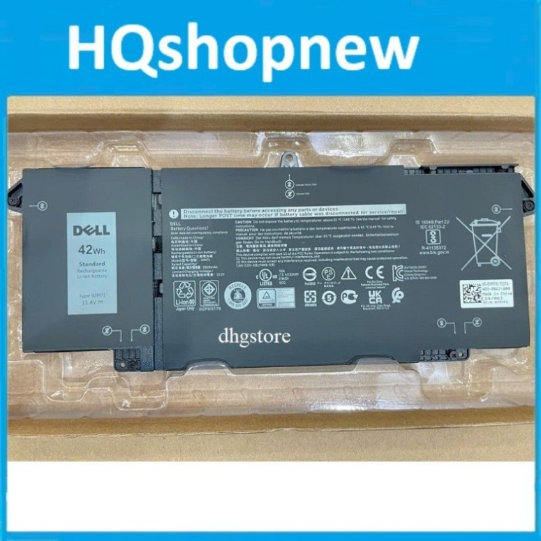 ⚡️ Pin laptop Dell Latitude 13 5320 7320, Latitude 5320 7320 2in1, GH5Y5 HDGJ8 9JM71 42Wh - New