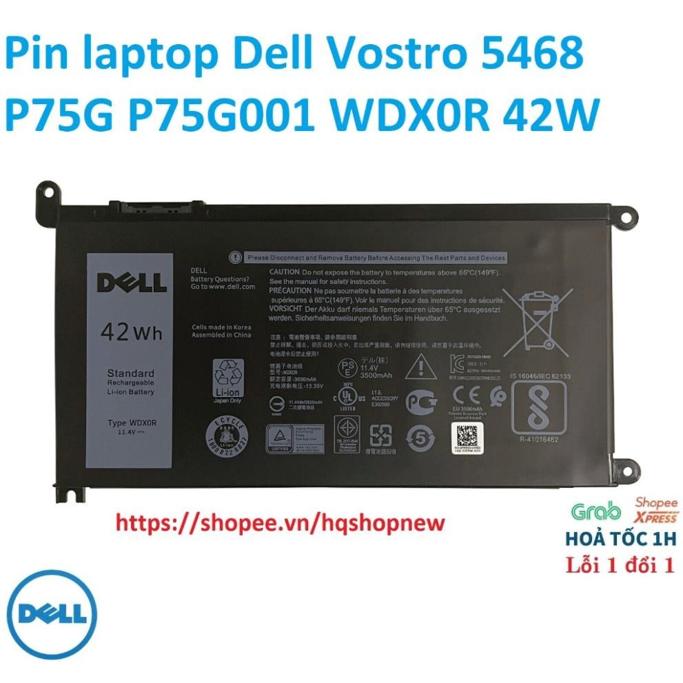 ⚡️ Pin laptop Dell Vostro 5468 P75G P75G001 WDX0R 42W - New