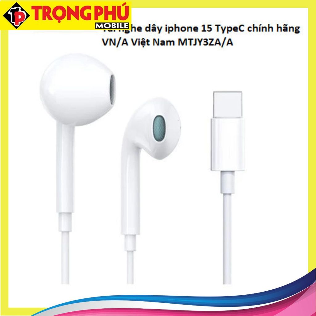 Tai nghe dây chui TypeC chính hãng Việt Nam MTJY3ZA/A - Online Sale off