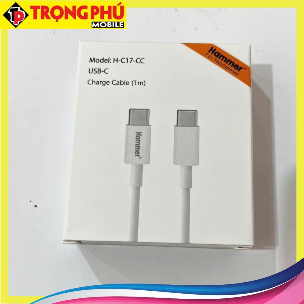 Cáp sạc TypeC-TypeC Ham-mer c17 - Online Sale off