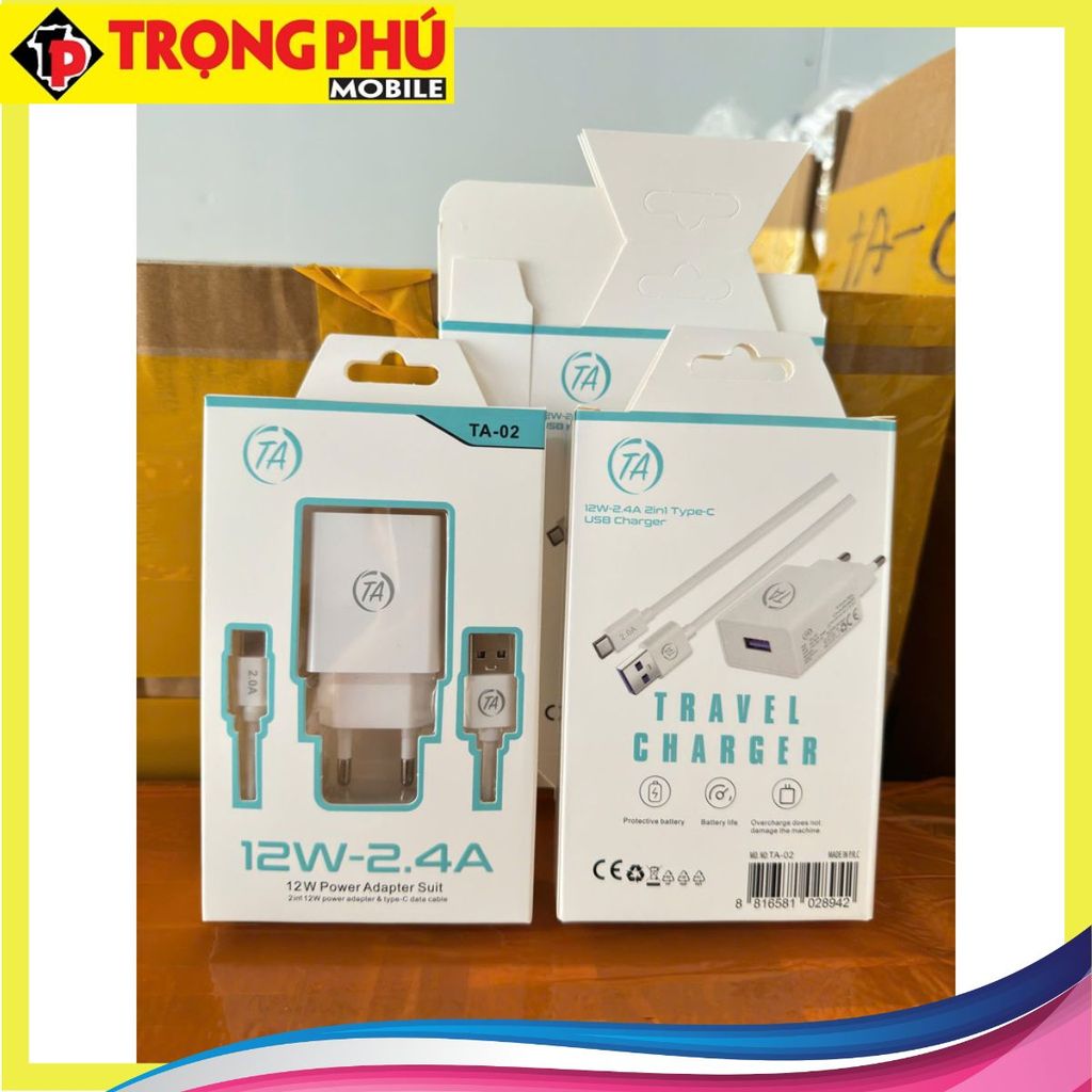 Bộ sạc USB-typeC TA-02 12w - Online Sale off