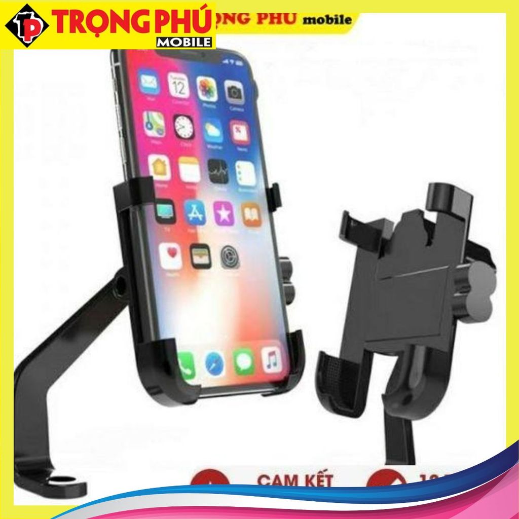 Kệ điện thoại xe máy c2 nhôm - Online Sale off
