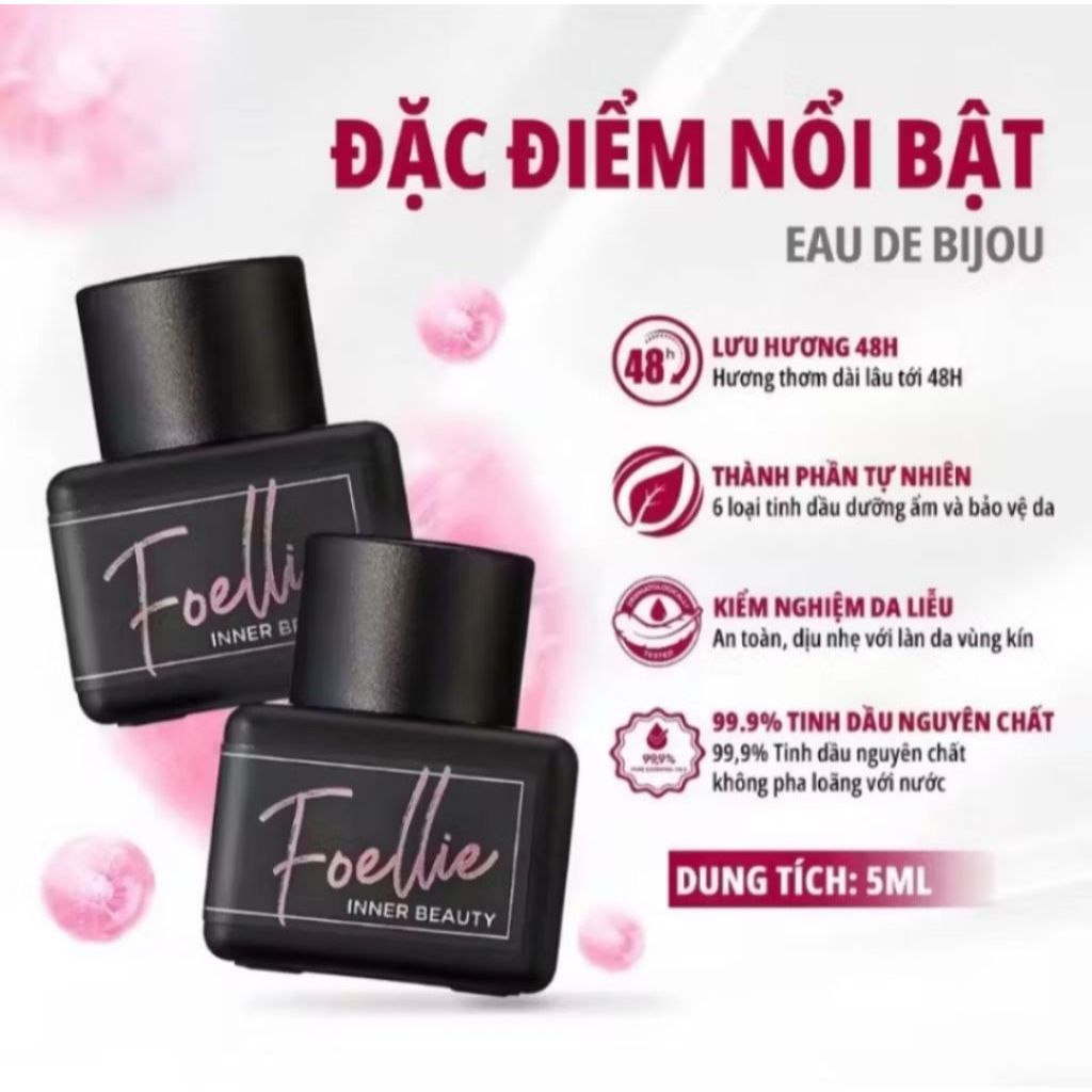 {CHE TÊN} [CHÍNH HÃNG] Nước hoa vùng kín Foellie 5ml