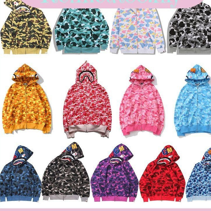 [SALE] Hoodie cá mập BAPE cho cả nam nữ -Áo Khoác Cá Mập Bape Chính Hãng
