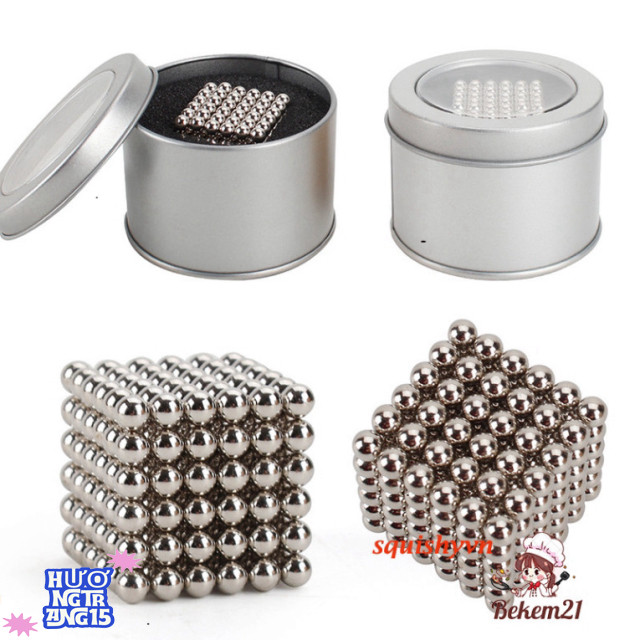 Bộ 216 viên bi nam châm đầy màu sắc Bucky Balls - Hộp hoàn chỉnh
