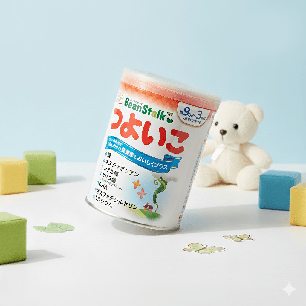 SPDD Beanstalk Tsuyoiko 800g Nhật Bản Cho Bé 9 Tháng đến 3 Tuổi - Bổ Sung DHA Sắt Canxi Kháng Khuẩn