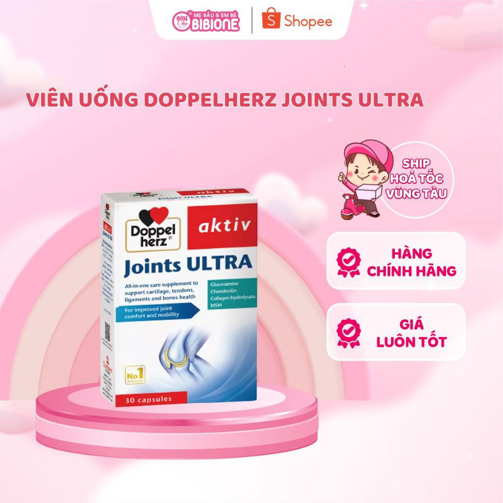 [BiBiOne] Viên uống Doppelherz Joints Ultra hỗ trợ cải thiện chức năng và ngăn ngừa thoái hóa khớp (