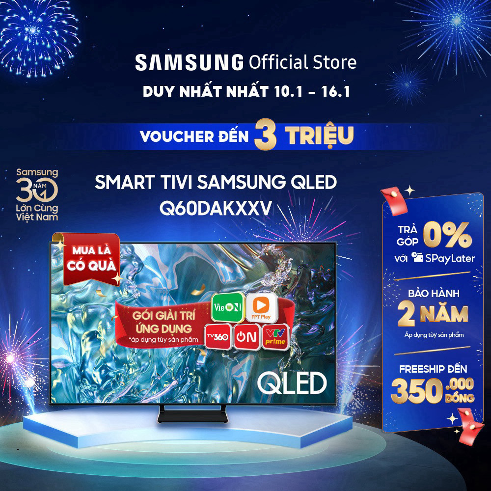Smart Tivi Samsung QLED Q60DAKXXV