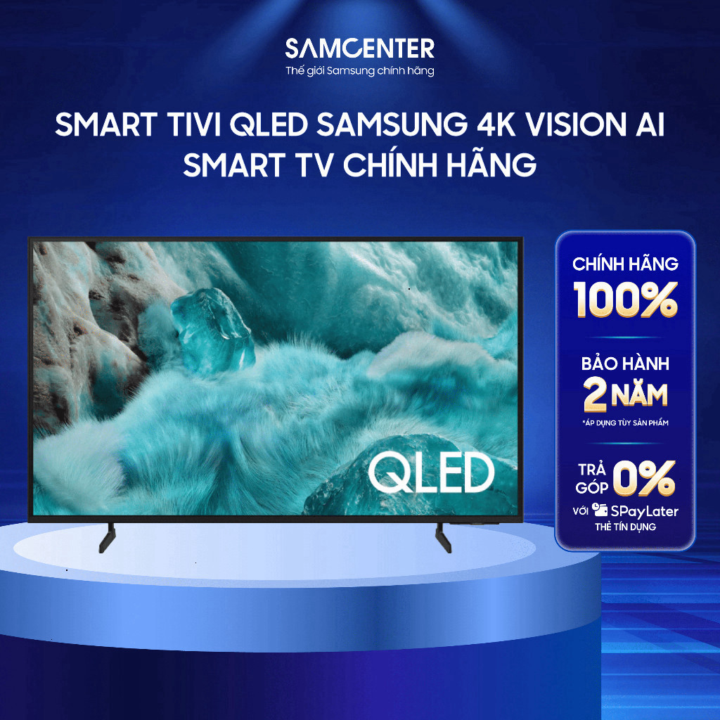 [CHỈ GIAO NỘI THÀNH HN]Smart Tivi QLED Samsung Q7FA 4K Vision AI Chính Hãng