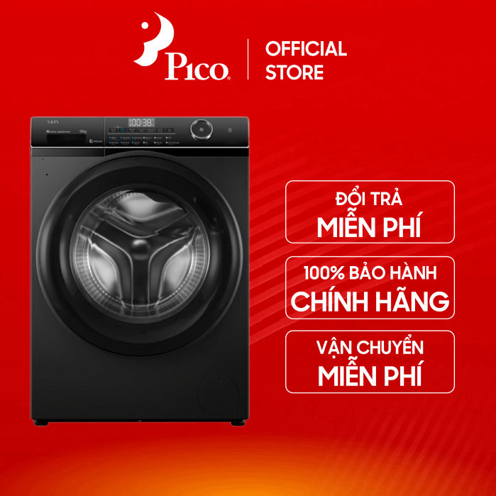 Máy giặt lồng ngang AQUA Inverter 12 kg AW12-BP4959U1KB màu đen