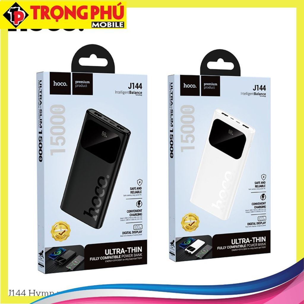 Pin sạc dự phòng Hoco J144 15.000mah