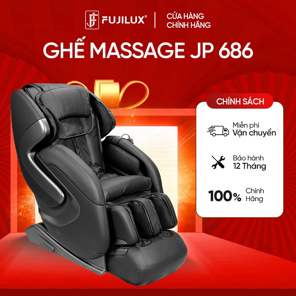 Ghế Massage toàn thân FUJILUX JP686 Thư Giãn Cơ Bắp Giảm Đau Hiệu Quả