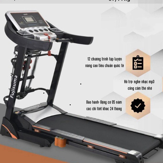 Máy chạy bộ đa năng Fujisuma FJ-668 PRRO + Osaky OS-900D phiên bản nâng cấp 3.5 tốc độ 16 km/h máy t