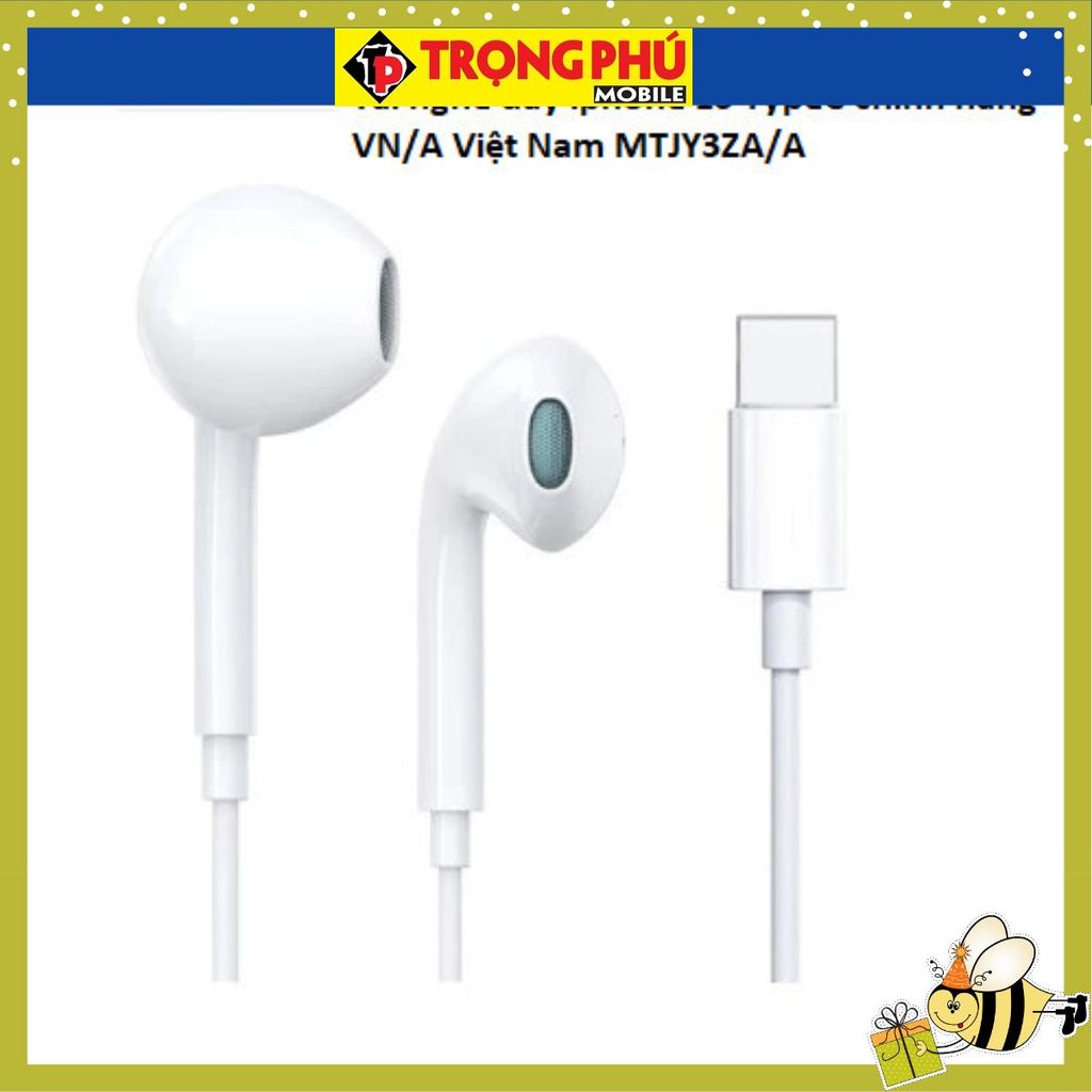 Tai nghe dây chui TypeC chính hãng Việt Nam MTJY3ZA/A - CH2 HCM